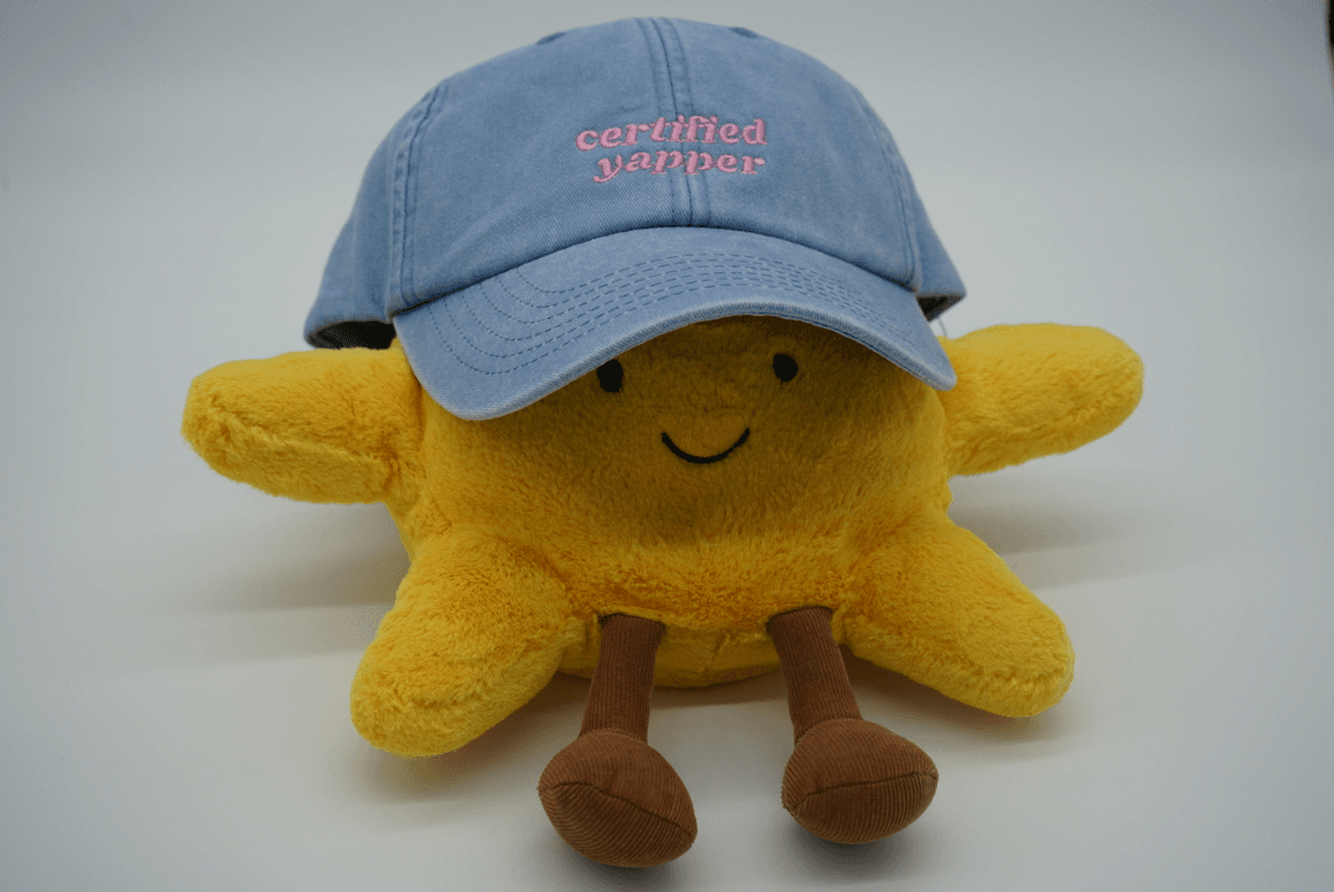 certified yapper — bestickte Cap
