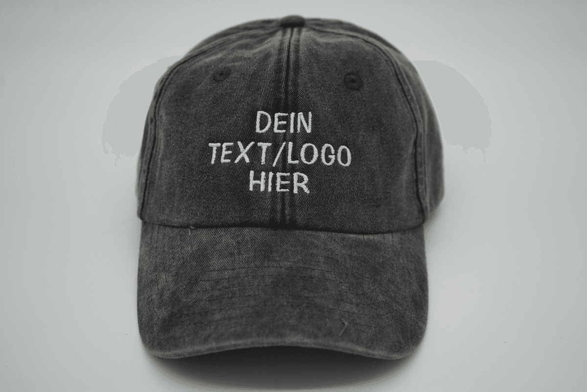 "dein text" Cap — bestickte Snapback Cap